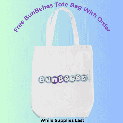 Halo the Yellow Tie-Dye Cat - 7 Inch Round Limited Plushie BunBebes - Soft & Cuddly