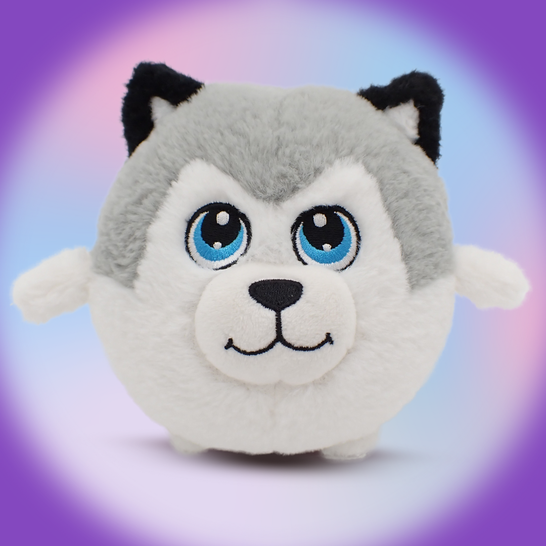 First Collection of All 6 BunBebes - 3 Inch, 5 Inch, 7 Inch, 9 Inch, 12 Inch, & 15 Inch Round Limited Plushie BunBebes - Soft & Cuddly