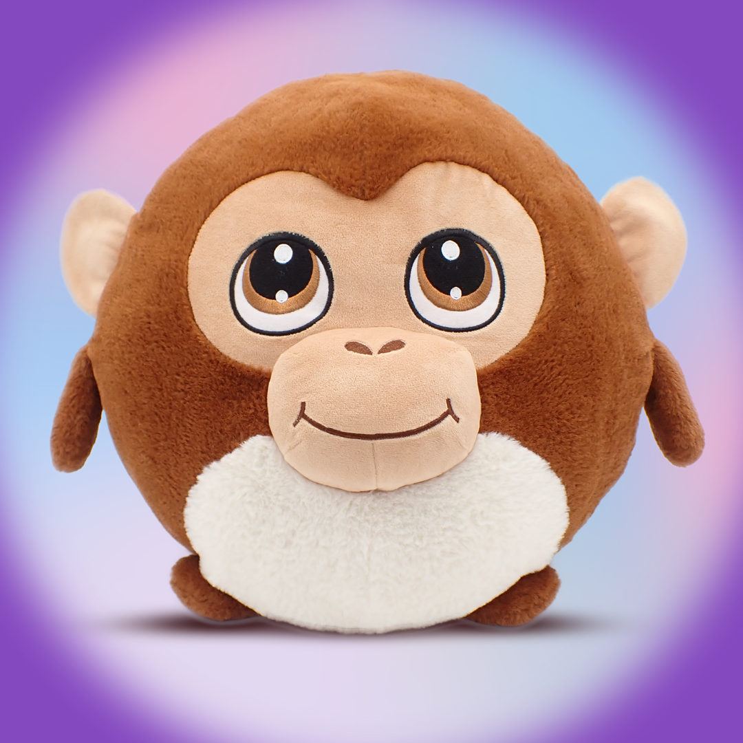 First Collection of All 6 BunBebes - 3 Inch, 5 Inch, 7 Inch, 9 Inch, 12 Inch, & 15 Inch Round Limited Plushie BunBebes - Soft & Cuddly