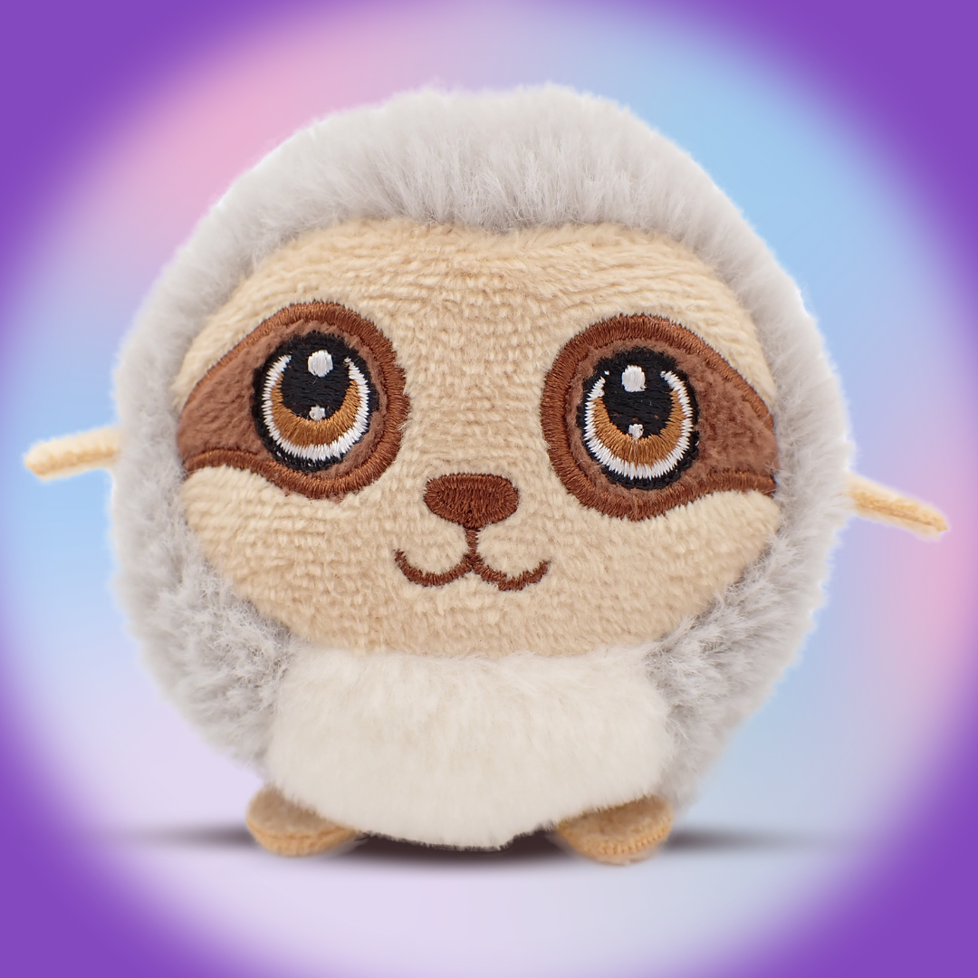 First Collection of All 6 BunBebes - 3 Inch, 5 Inch, 7 Inch, 9 Inch, 12 Inch, & 15 Inch Round Limited Plushie BunBebes - Soft & Cuddly